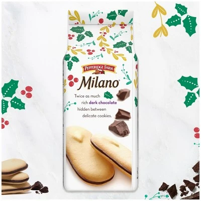 Milano Double Dark Chocolate Cookies 7.5oz Pepperidge Farm