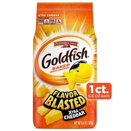 Goldfish Pepperidge Farm Goldfish Flavor Blasted Xtra Cheddar Crackers  6.6oz