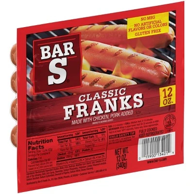 Bar S Classic Franks 12oz
