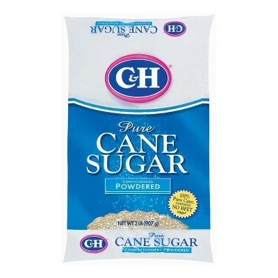 C&H Pure Cane Powdered Sugar  2lbs
