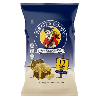 Pirate's Booty Aged White Cheddar Puffs 12ct 0.5oz