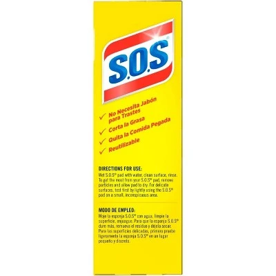S.O.S Steel Wool Soap Pads 18 Ct