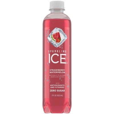 Sparkling Ice Strawberry Watermelon  17 fl oz Bottle