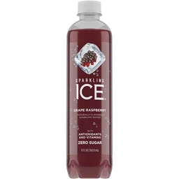Sparkling ICE Sparkling Ice Grape Raspberry  17 fl oz Bottle