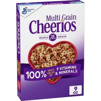 Multi Grain Cheerios Breakfast Cereal  9oz  General Mills