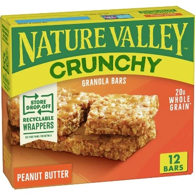 Nature Valley Crunchy Peanut Butter Granola Bars 6ct