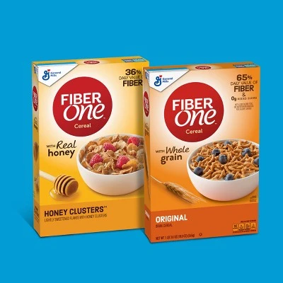 Fiber One Original Bran Breakfast Cereal 19.6 oz General Mills