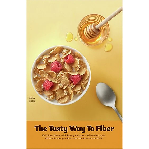 Fiber One Honey Clusters Breakfast Cereal 17.5 oz  General Mills