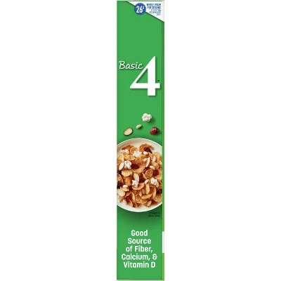 General Mills Basic 4 Multigrain Cereal With Fruit & Almonds, Fruit & Almonds