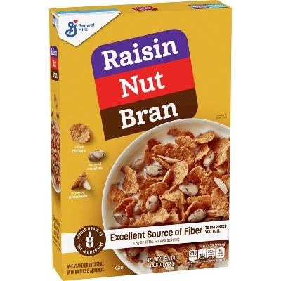 Raisin Nut Bran Breakfast Cereal 20.8 oz  General Mills