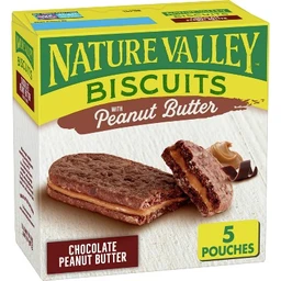 Nature Valley Nature Valley Biscuit Peanut Butter Chocolate  5ct