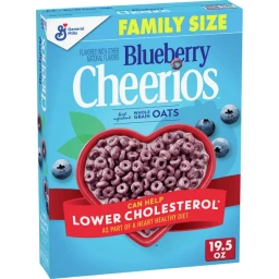 Cheerios Cheerios Blueberry Sweetened Whole Grain Oat Cereal, Blueberry