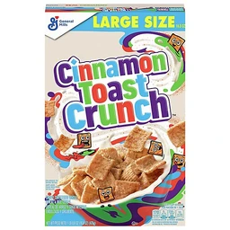 Cinnamon Toast Crunch Cinnamon Toast Crunch Crispy, Sweetened Whole Wheat & Rice Cereal