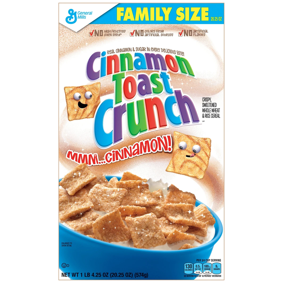 Cinnamon Toast Crunch Breakfast Cereal 19.3oz General Mills