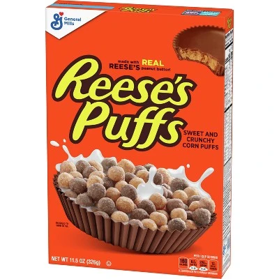 Reese's Puffs Peanut Butter Cereal, Peanut Butter