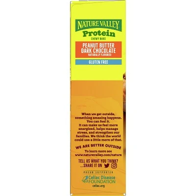 Nature Valley Peanut Butter Dark Chocolate Protein Chewy Bars 5ct