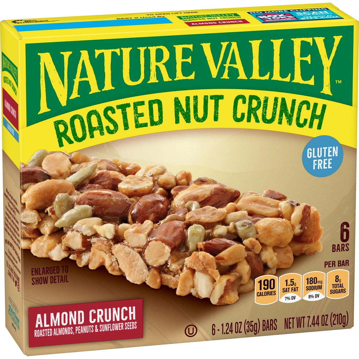 Nature Valley Roasted Almond Crunch Gluten Free Granola Bars  6ct