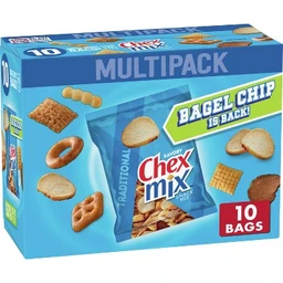 Chex Mix Chex Mix Traditional Snack Mix Bags 17.5oz/10ct