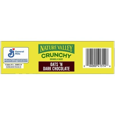 Nature Valley Crunchy Oats 'N Dark Chocolate Granola Bars 6ct