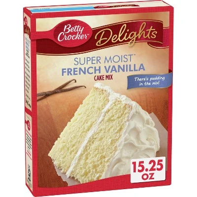 Betty Crocker Super Moist French Vanilla Cake Mix  15.25oz