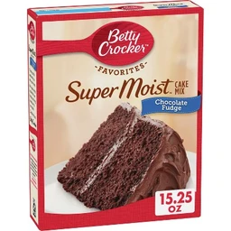 Betty Crocker Betty Crocker Super Moist Chocolate Fudge Cake Mix  15.25oz