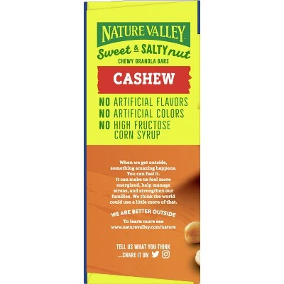 Nature Valley Sweet & Salty Cashew Value pack  18.8oz