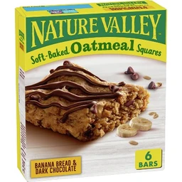 Nature Valley Nature Valley Soft Baked Oatmeal Squares, Banana Bread & Dark Chocolate