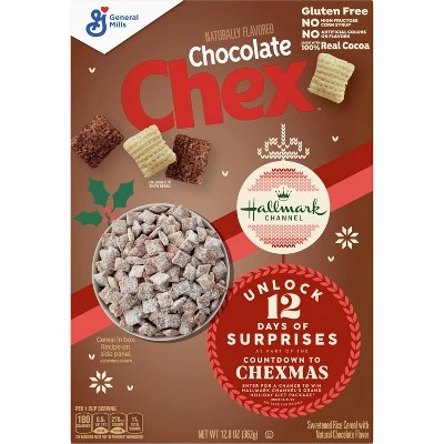 Chex Chex Sweetened Rice Cereal With Natural Chocolate Flavor, Chocolate