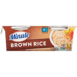 Minute Rice Minute Ready to Serve Fully Cooked Brown Rice Cups 2pk