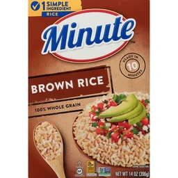 Minute Rice Minute Instant Whole Grain Brown Rice  14oz