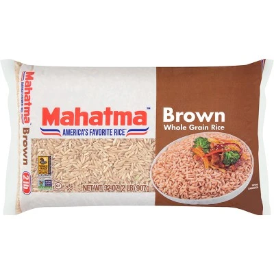 Mahatma Brown Rice  Natural Whole Grain Rice  32oz
