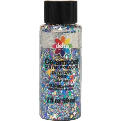 Delta Ceramcoat Glitter Explosion Acrylic Paint (2oz)  Kaleidoscope