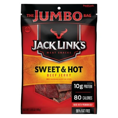 Jack Links Sweet & Hot Beef Jerky  5.85oz