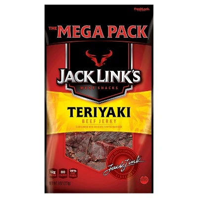 Jack Link's Premium Cuts Teriyaki Beef Jerky Mega Pack  8oz