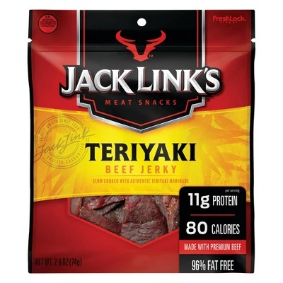 Jack Link's Teriyaki Beef Jerky  2.6oz