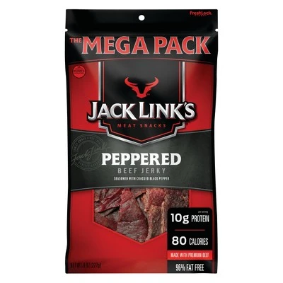 Jack Link's Beef Jerky Meat Snacks, Peppered