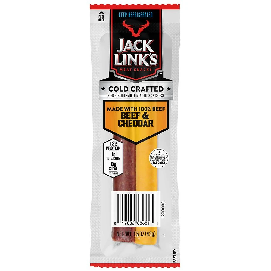 Jack Links Cold Crafted Beef & Cheddar Combo Stick 1.5oz