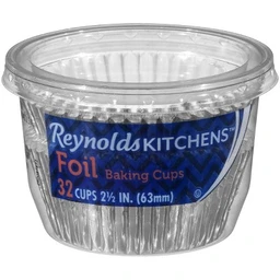 Reynolds Reynolds Silver Foil Baking Cups 2.5"  32ct