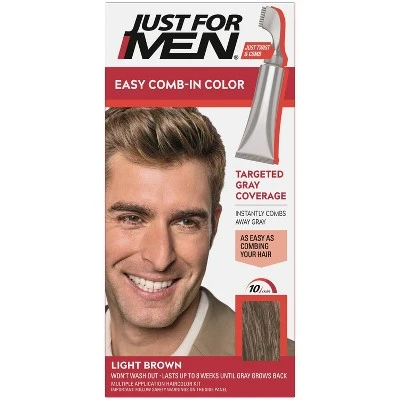 Just For Men Easy Comb In Color Gray Hair Coloring for Men with Comb Applicator