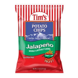 Tim's Tim's Jalapeno Flavored Extra Thick & Crunchy Potato Chips 7.5oz