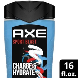 Axe AXE Sport Blast Clean + Recharged 2 in 1 Body Wash Soap + Shampoo 16 fl oz