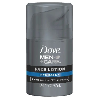 Dove Men+Care Hydrate + SPF 15 Sunscreen Face Lotion  1.69oz