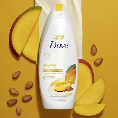 Dove Glowing Mango & Almond Butter Body Wash Soap 22 fl oz