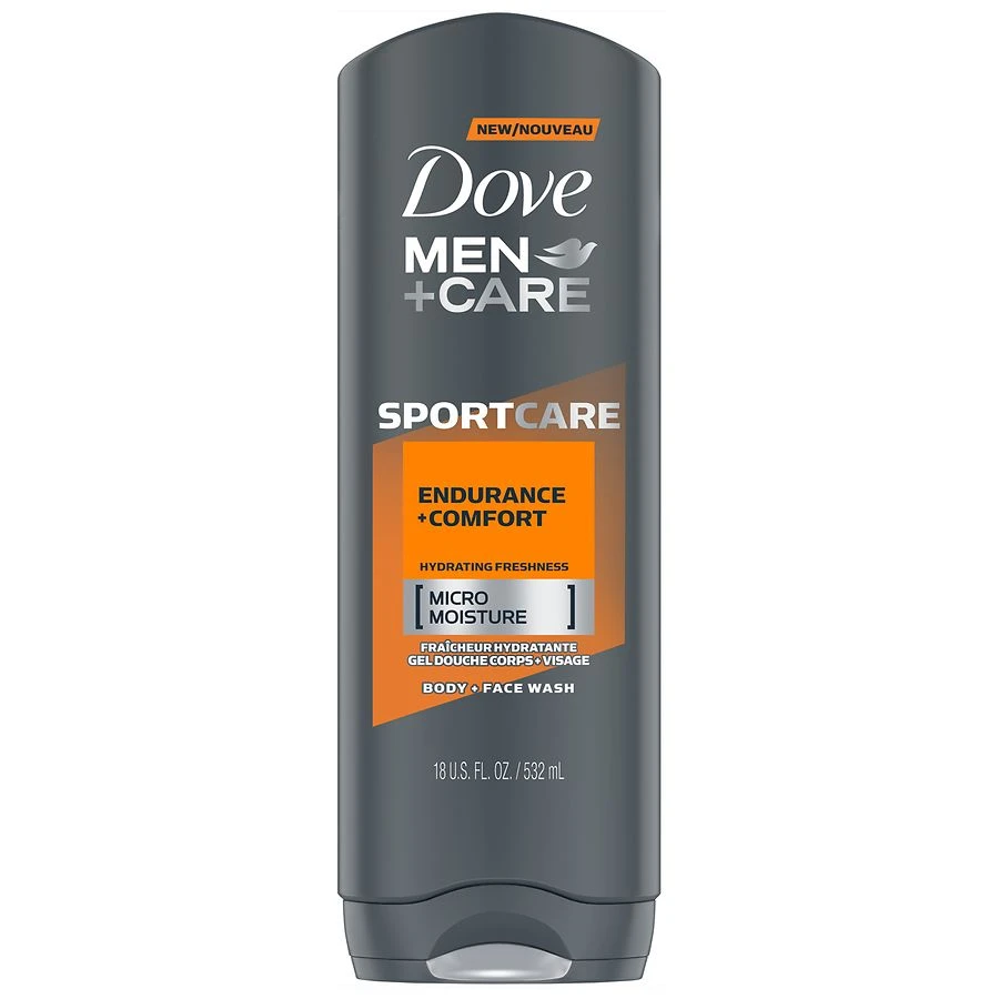 Dove Men+Care Sport Care Endurance + Comfort Micro Moisture Hydrating Body Wash  18 fl oz