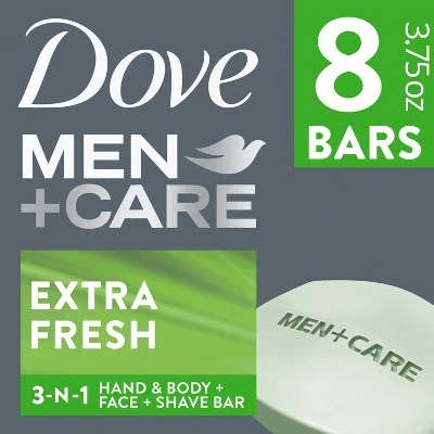 DoveMen+Care Extra Fresh Body & Face Bar Soap