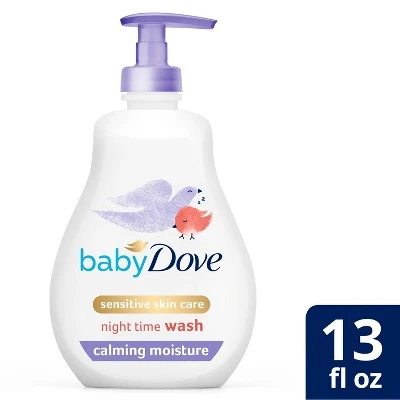 Baby Dove Calming Nights Tip to Toe Warm Milk & Chamomile Calming Scent Wash  13oz