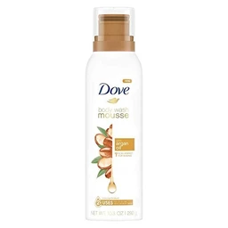 Dove Beauty Dove Argan Oil Paraben Free Shave & Body Wash Mousse  10.3 fl oz