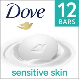 Dove Beauty Dove Sensitive Skin Unscented Beauty Bar Soap  3.75oz/12ct