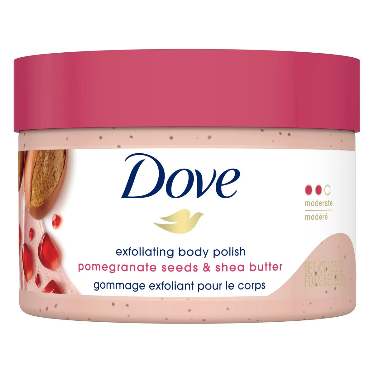 Dove Exfoliating Body Polish, Pomegranate Seeds & Shea Butter