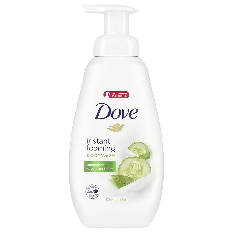 Dove Cucumber & Green Tea Shower Foam Body Wash  13.5 fl oz